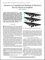 مقاله ترجمه شده با عنوان پیشرفت‌ های مدل سازی محاسباتی دستگاه‌ های الکترونیکی پایه گرافینی