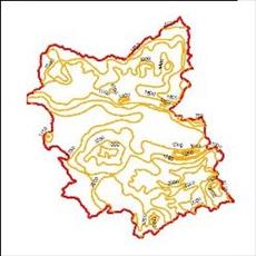 نقشه ی منحنی های هم تبخیر استان آذربایجان شرقی