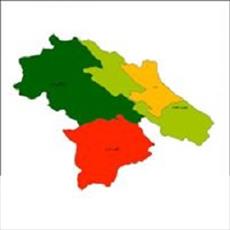 شیپ فایل شهرستان های استان کهگیلویه و بویراحمد