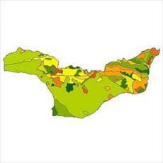 نقشه ی زمین شناسی شهرستان شبستر