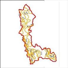 نقشه ی منحنی های هم تبخیر استان آذربایجان غربی