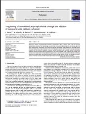 مقاله ترجمه شده با عنوان تقویت پلی وینیل کلرید با افزودن نانوذرات کربنات کلسیم، به همراه اصل مقاله