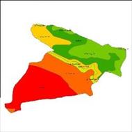 نقشه طبقات اقلیمی استان البرز
